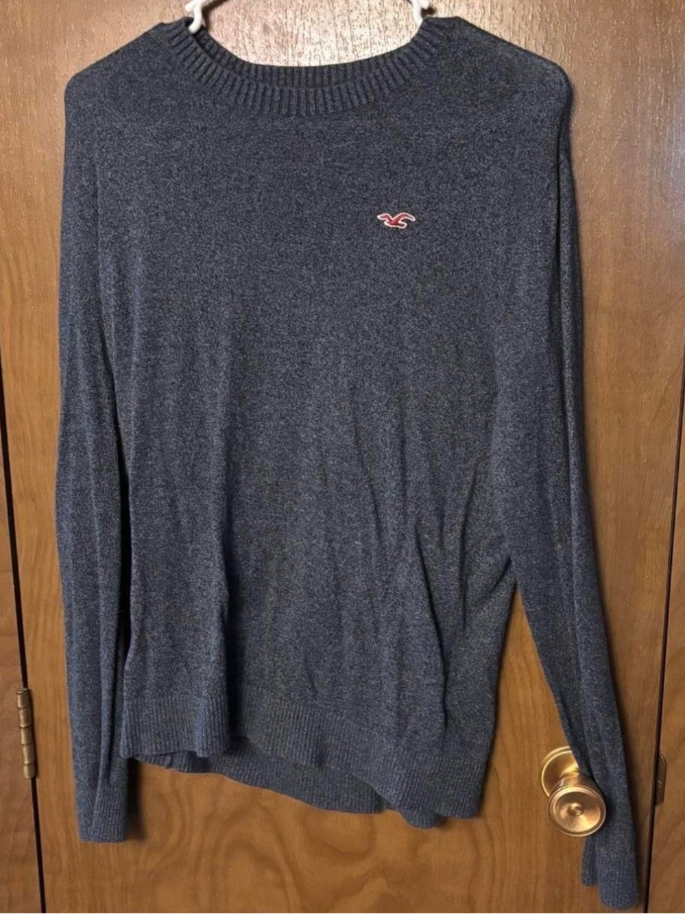 Hollister Sweater in Dark Blue/Navy